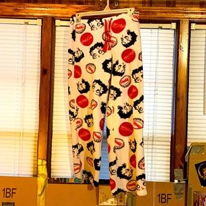 Betty Boop Coca Cola Fleece pajama pants: EUC